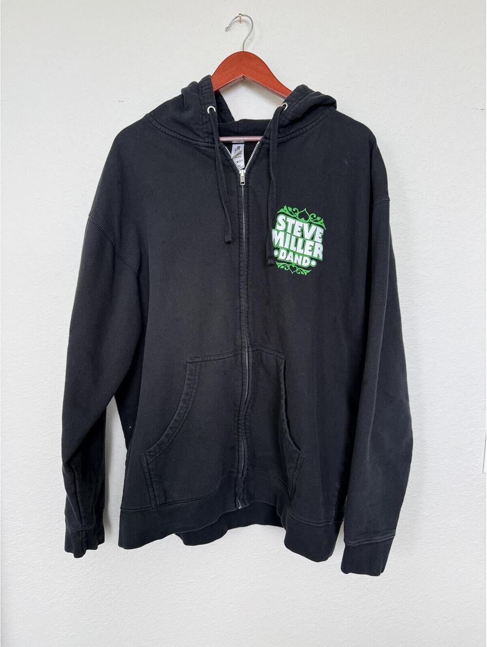 Steve Miller Band The Joker Zip Hoodie XL Black